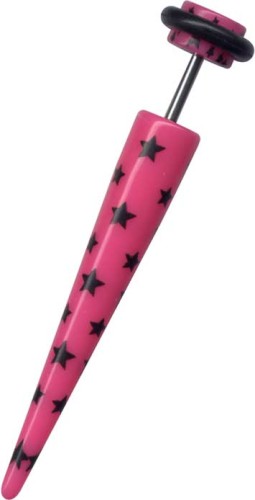 Przejdź do produktu Różowy Fake taper w gwiazdki