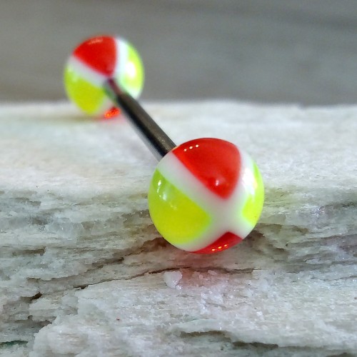 Przejdź do produktu Kolczyk do języka red lemon flow