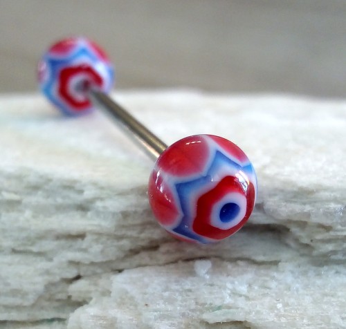 Przejdź do produktu Kolczyk do języka Red Cyclop