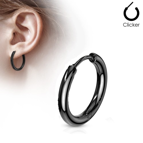 Przejdź do produktu Czarne kółeczko Hoop 10mm