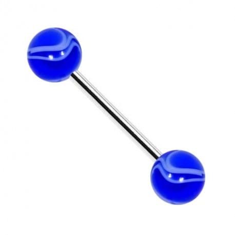 Przejdź do produktu Sztanga do języka blue swirl