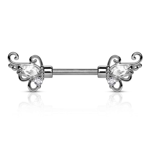 Przejdź do produktu Kolczyk do sutka sztanga Floral Filigree