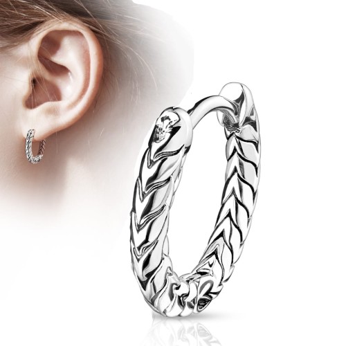 Przejdź do produktu Kółeczko Huggie Antique Silver