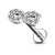 Labret Infinity z kryształowym symbolem nieskończoności CZ. Nakrętka 8,2 mm, gwint wewnętrzny. Idealny do lobe, helix, tragus, conch. Pręt ze stali 316L, nakrętka z mosiądzu pokryta rodem.
