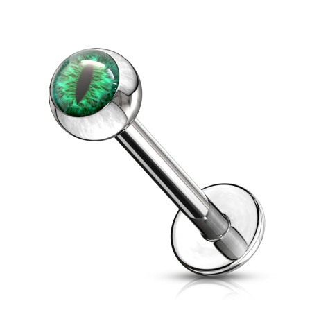 Pasuje do piercingu lobe, helix, tragus, conch oraz wargi jak madonna, medusa czy ashley. Wykonany ze stali chirurgicznej 316L. Gwint zewnętrzny.