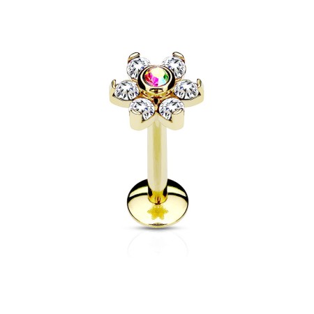 Idealny do piercingu lobe, helix, tragus, conch oraz wargi jak madonna, medusa czy ashley. Wykonany ze stali chirurgicznej 316L z powłoką IP.