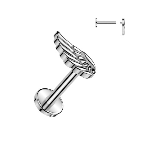 Idealny do helix, lobe, upper lobe, flat helix i tragus. Wykonany z trwałego, hipoalergicznego tytanu G23.