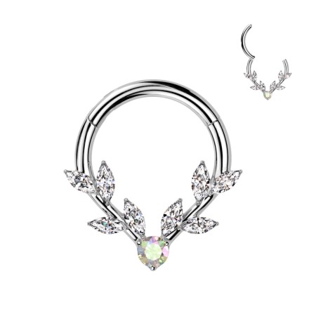 Magiczny blask idealny do Daith i septum. Dostępny w 8 i 10 mm.