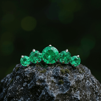 Przejdź do produktu Tytanowy labret Green Arc 