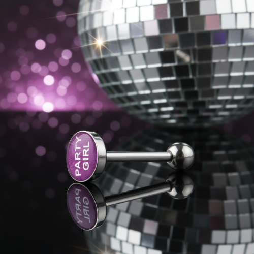 Przejdź do produktu Kolczyk do języka PARTY GIRL