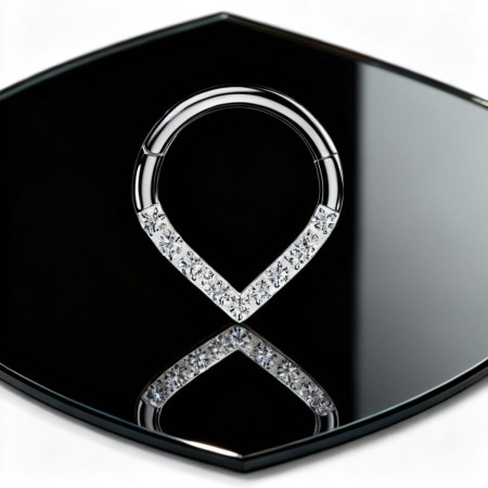 Kółeczko clicker Triangle Zircons