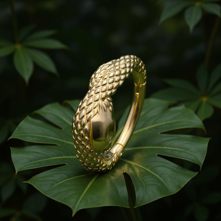 Oryginalny clicker w kształcie węża, idealny do przekłuć typu conch, helix, lobe czy rook. Kolczyk zachwyca pięknie odwzorowanymi łuskami i głową węża