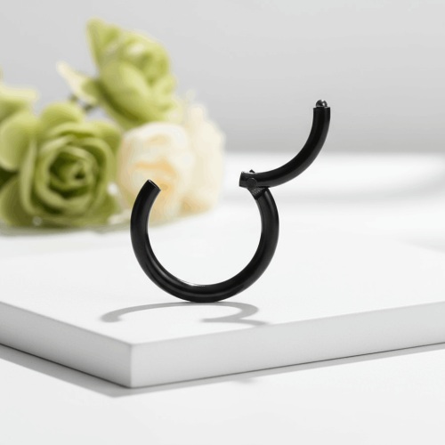 Przejdź do produktu Tytanowe czarne kółeczko clicker 