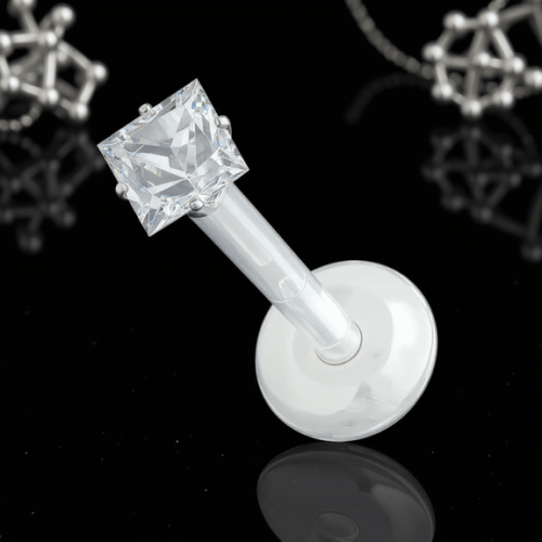 Przejdź do produktu Labret z bioflexu square crystal