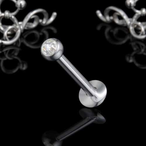 Przejdź do produktu Labret push in z kryształkiem