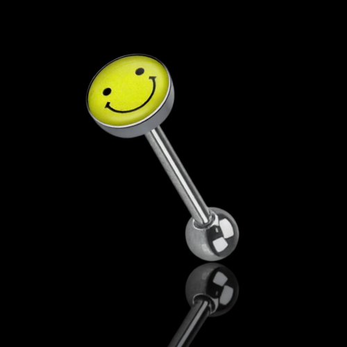 Przejdź do produktu Kolczyk do języka Smile Face