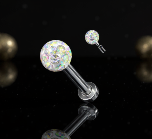 Przejdź do produktu Labret z opalizującą kuleczką ferido AB