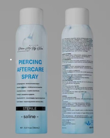 Bez alkoholu, bez drażniących substancji – idealny dla świeżych i zagojonych przekłuć.