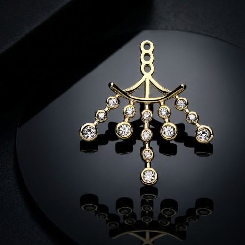 Przejdź do produktu Przywieszka złota na kolczyk Chandelier