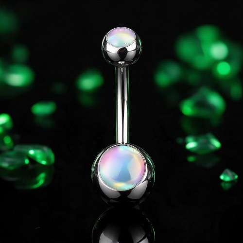 Przejdź do produktu Kolczyk do pępka Iridescent Stone