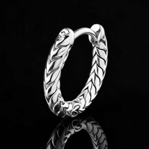 Przejdź do produktu Kółeczko Huggie Antique Silver