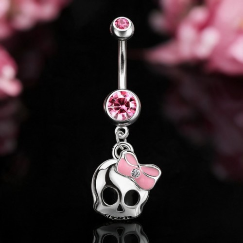 Przejdź do produktu Kolczyk do pępka Happy Skull