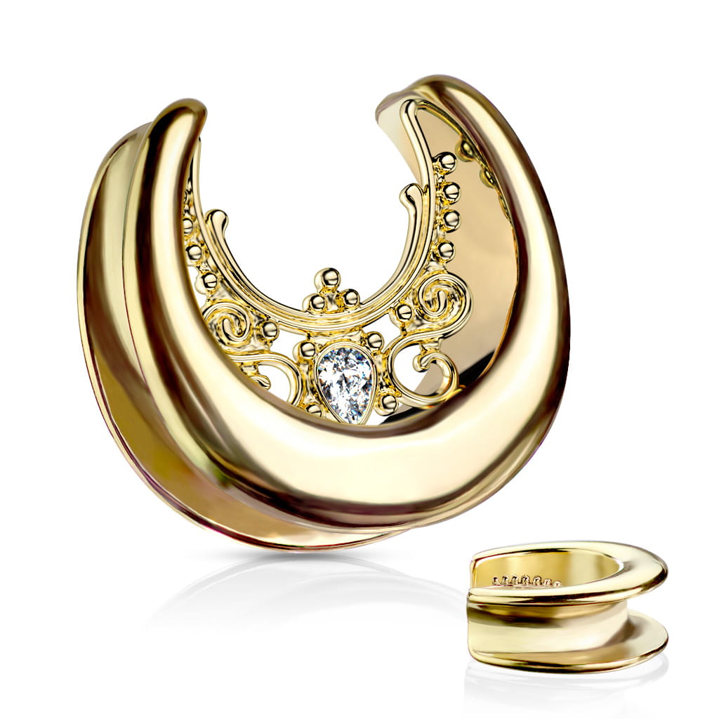 Tunel ze stali chirurgicznej Orient Gold Moon